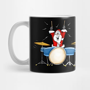 Drummer Santa Mug